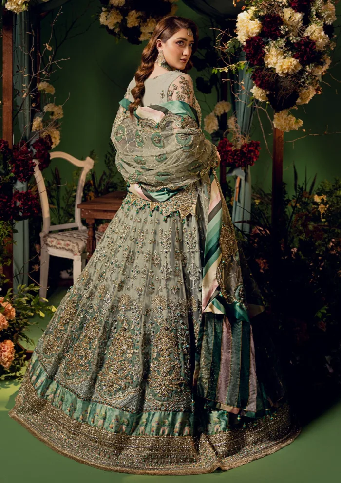 Wedding Collection Brides D 13 D 13 Luxury Lawn Collection - Image 3