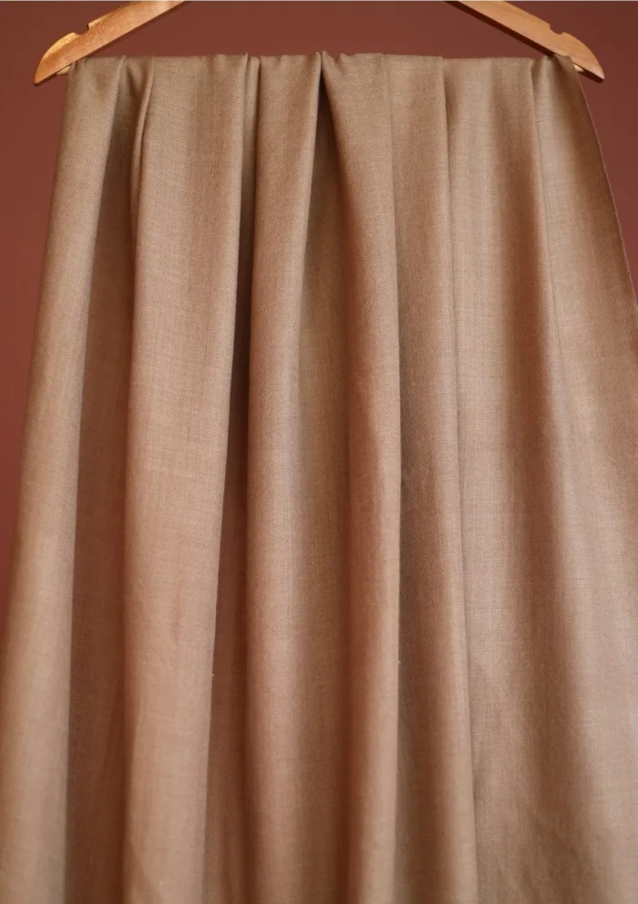 Wool Shawls Brown D 233 Luxury Lawn Collection - Image 2