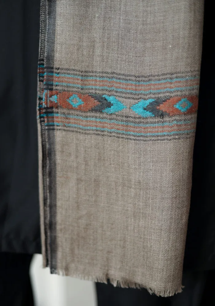 Wool Shawls D Mouse D 235 Luxury Lawn Collection - Image 3