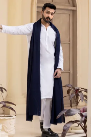 Wool Shawls N Blue