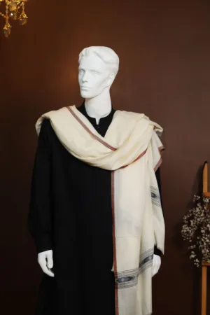 Wool Shawls Offwhite