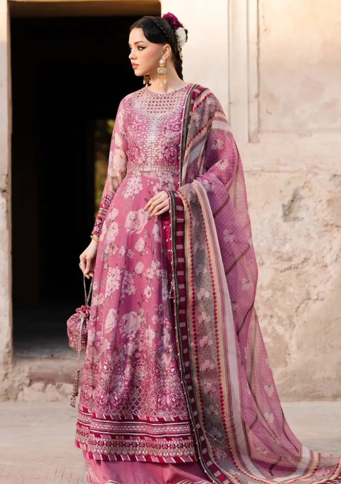 Xenia Luxe Unstitched Edit 25 BANO Rumi Luxury Lawn Collection - Image 4