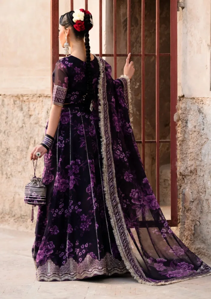 Xenia Luxe Unstitched Edit 25 KESAR Rumi Luxury Lawn Collection - Image 2