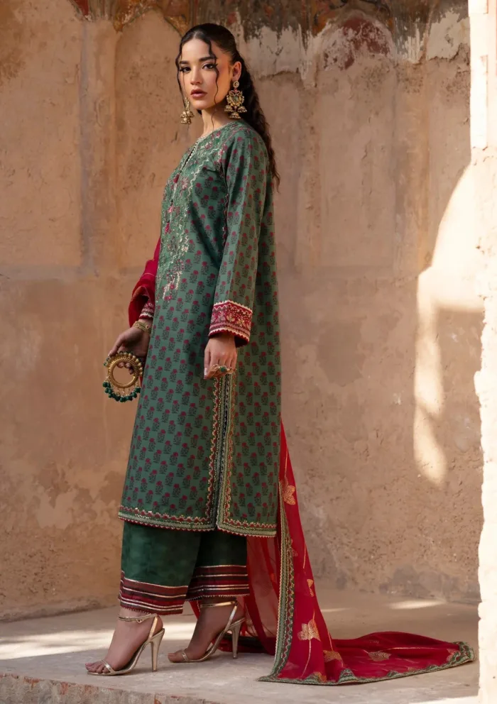 Xenia Luxe Unstitched Edit 25 KHIZAN Rumi Luxury Lawn Collection - Image 2