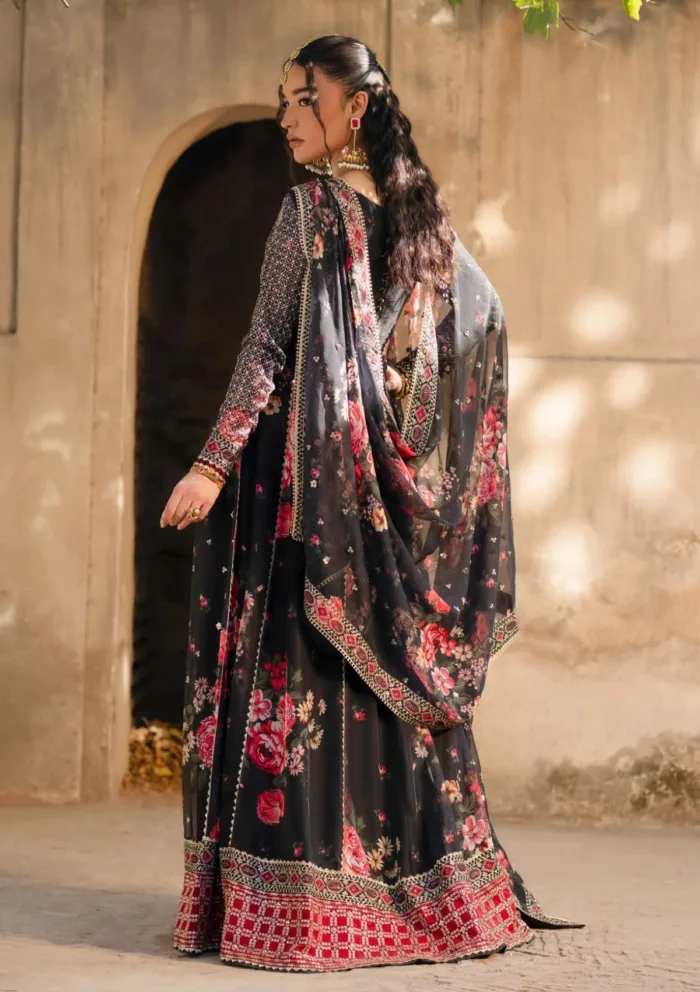 Xenia Luxe Unstitched Edit 25 NAZNEEN Rumi Luxury Lawn Collection - Image 4