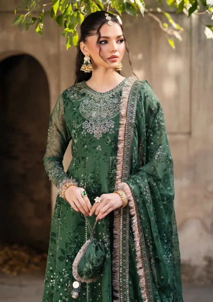 Xenia Luxe Unstitched Edit 25 SHAFAQ Rumi Luxury Lawn Collection - Image 4