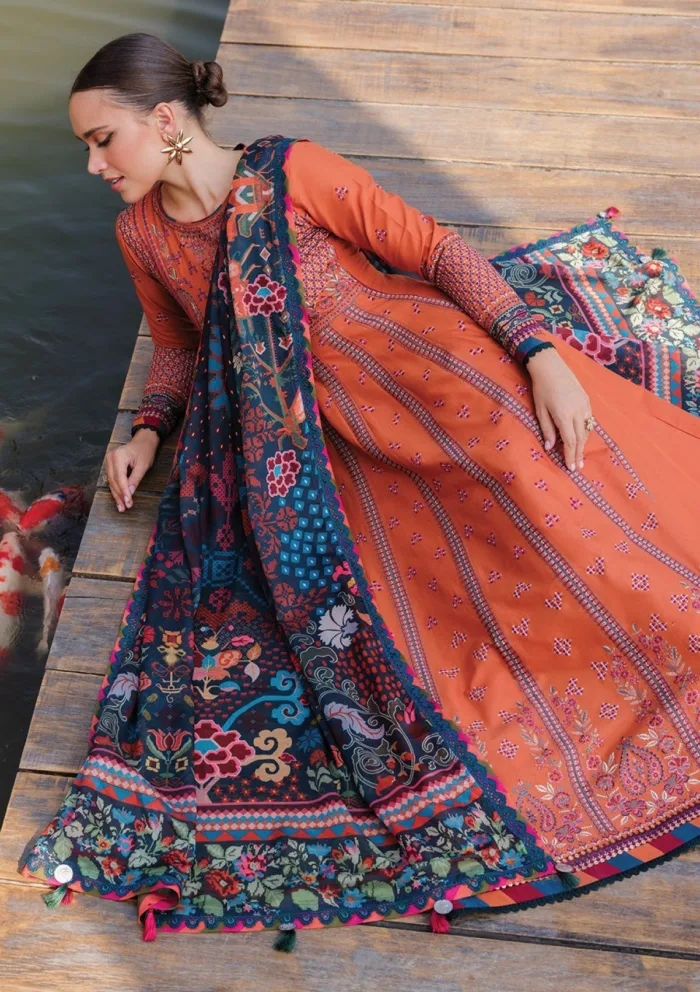 Xenia XLL 10 Hannah Luxury Unstitched 25 Lawn Collection - Image 2