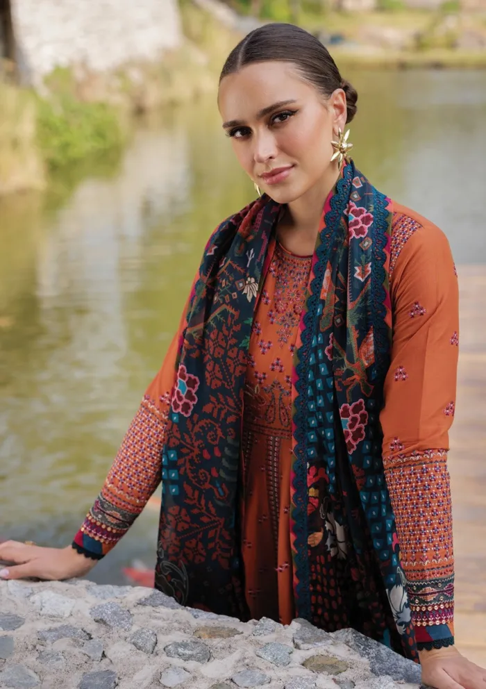 Xenia XLL 10 Hannah Luxury Unstitched 25 Lawn Collection - Image 3