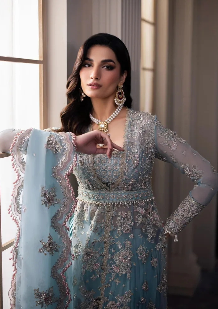 Zaha Unstitched 24 ZGU24 04 KIANA Gossamer Luxury Lawn Collection - Image 3