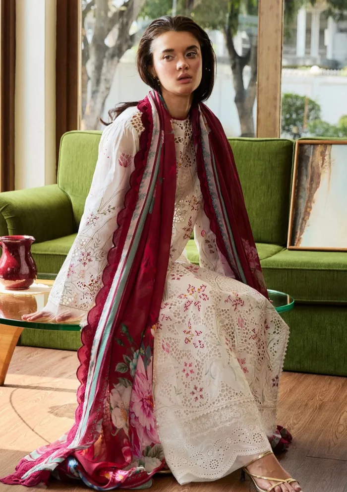 Zara Shahjahan Luxury 25 ZSL 3A UMI Satori Lawn Collection - Image 2