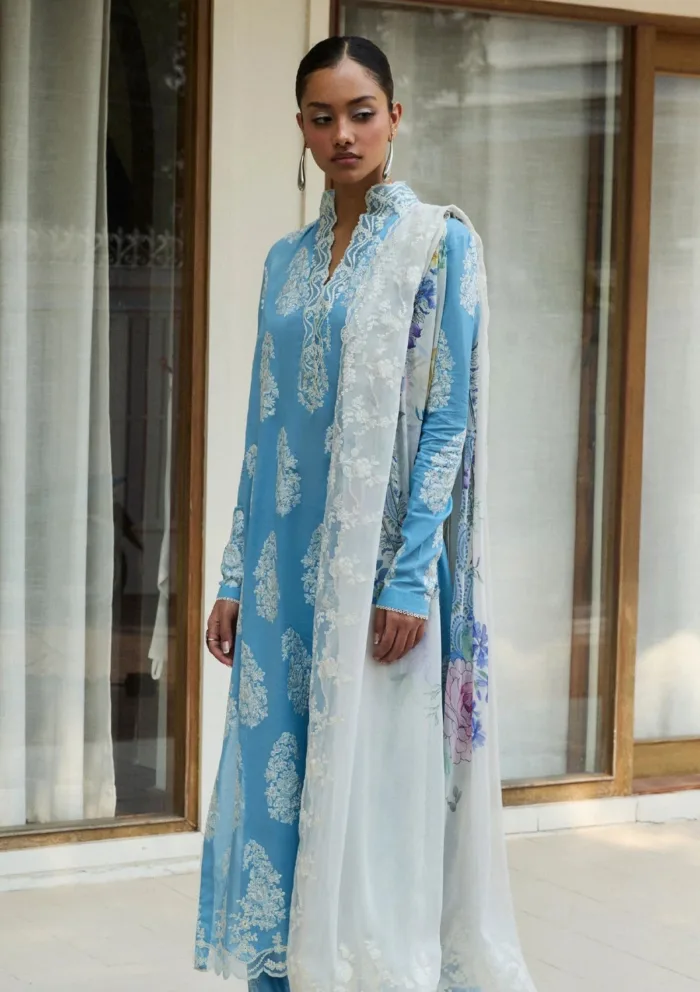 Zara Shahjahan Luxury 25 ZSL 6B RAI Satori Luxury Lawn Collection - Image 2