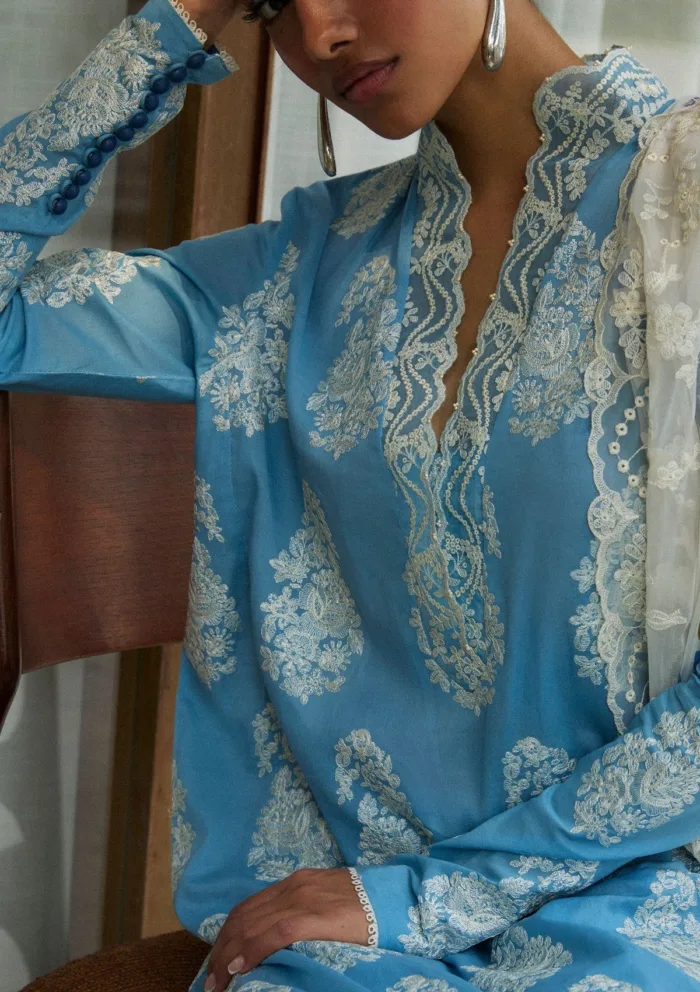 Zara Shahjahan Luxury 25 ZSL 6B RAI Satori Luxury Lawn Collection - Image 4