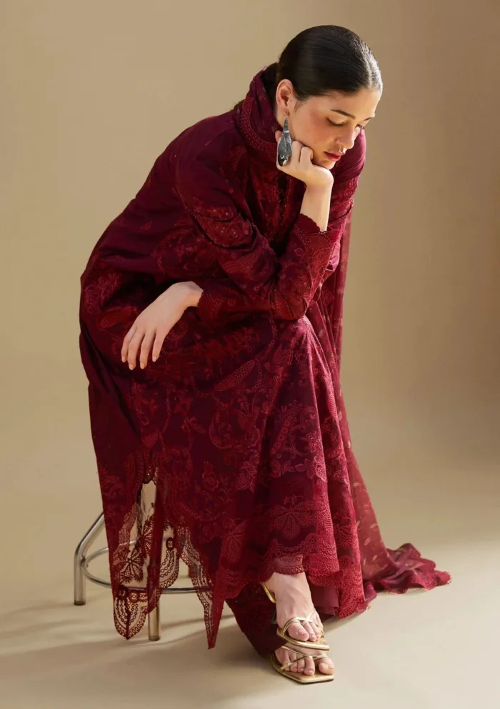 Zara Shahjahan Luxury 25 ZSL 9A SEI Satori Luxury Lawn Collection - Image 3