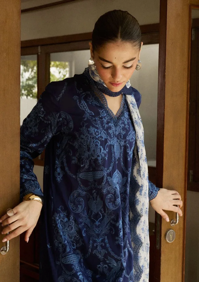 Zara Shahjahan Luxury 25 ZSL 9B SEI Satori Luxury Lawn Collection - Image 3