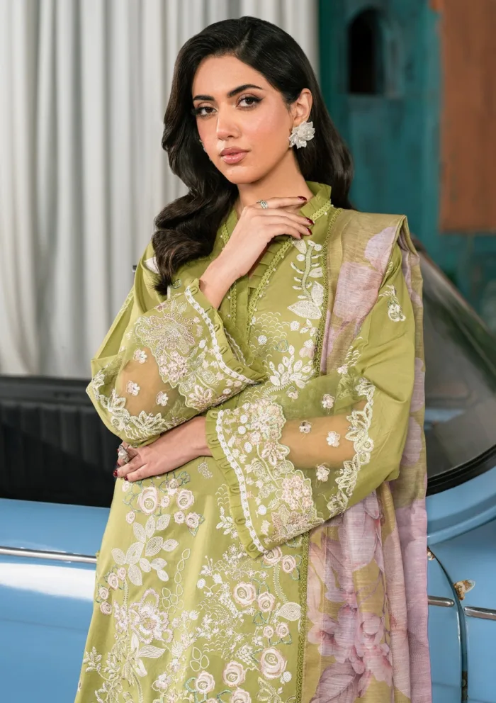 Zarif Luxury Eid 25 ZLLE25 03 HIRRAM Lamhay Lawn Collection - Image 2