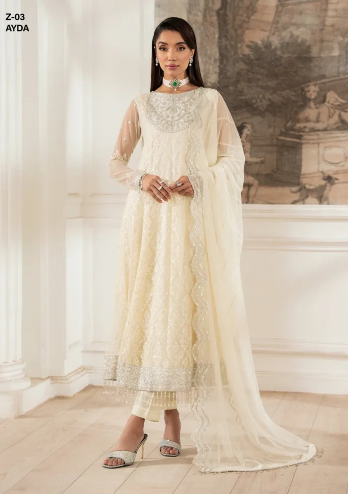 Zarif Unstitched 25 ZHF 03 Ayda