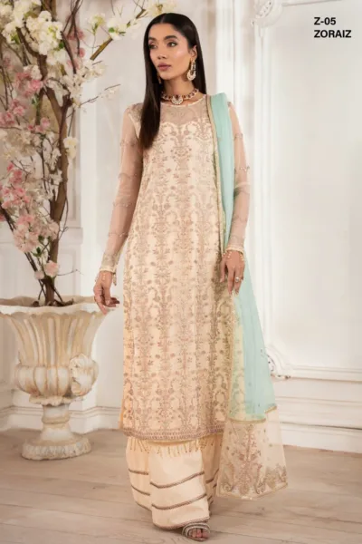 Zarif Unstitched 25 ZHF 05 Zoraiz