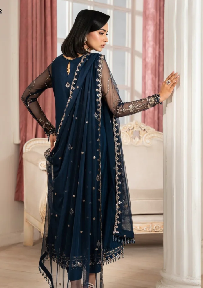 Zarif Unstitched 25 ZNAF 02 SELIN Nafees Luxury Lawn Collection - Image 2
