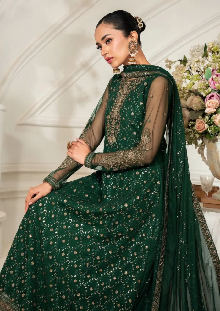 Zarif Unstitched 25 ZNAF 03 MELISA Nafees Luxury Lawn Collection - Image 3