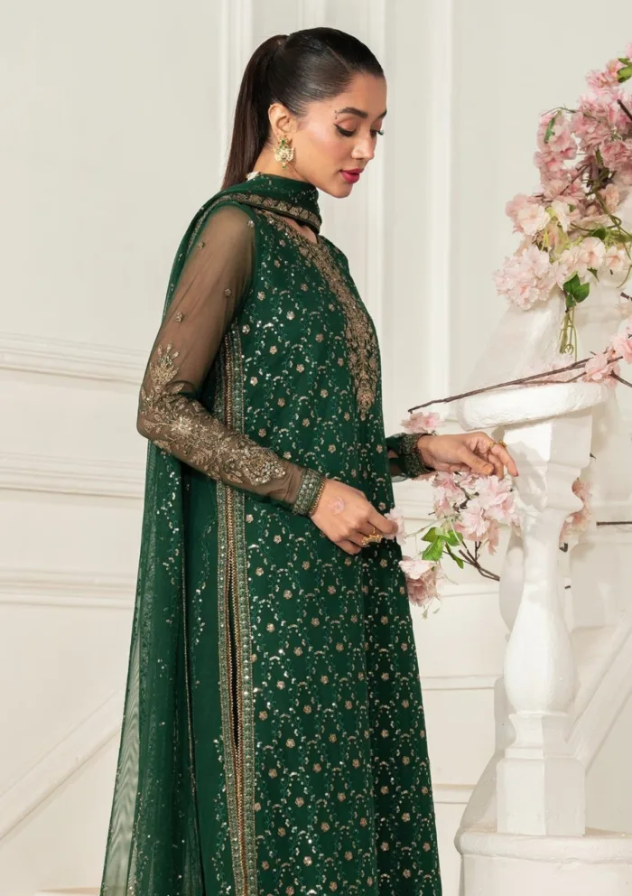 Zarif Unstitched 25 ZNAF 03 MELISA Nafees Luxury Lawn Collection - Image 5