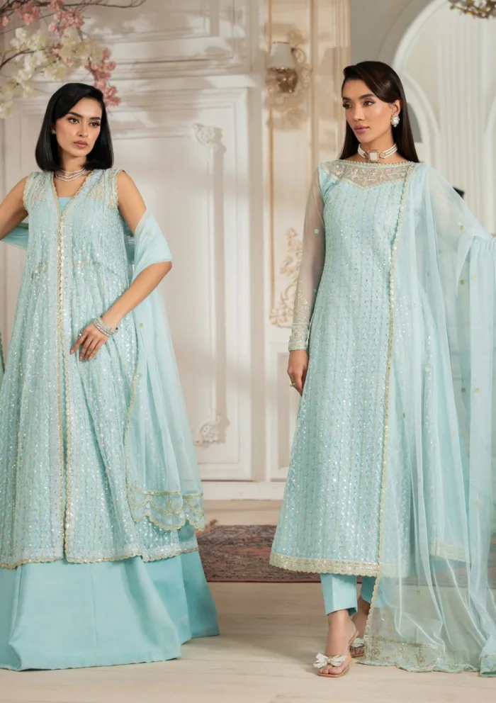 Zarif Unstitched 25 ZNAF 04 KEREM Nafees Luxury Lawn Collection - Image 2