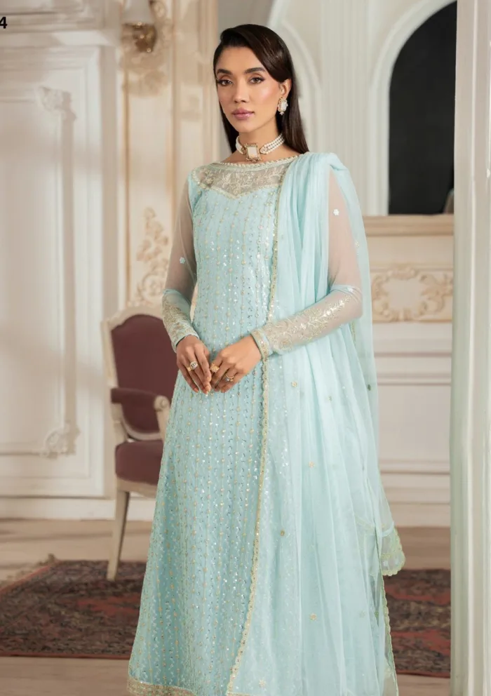 Zarif Unstitched 25 ZNAF 04 KEREM Nafees Luxury Lawn Collection - Image 3