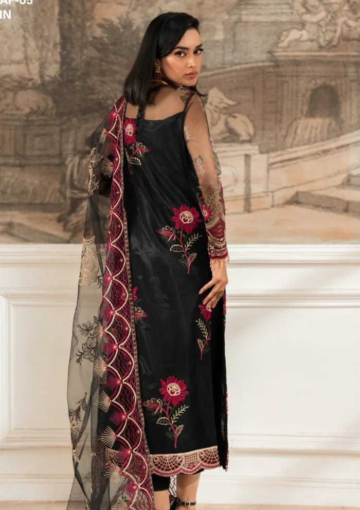Zarif Unstitched 25 ZNAF 05 EVIN Nafees Luxury Lawn Collection - Image 2