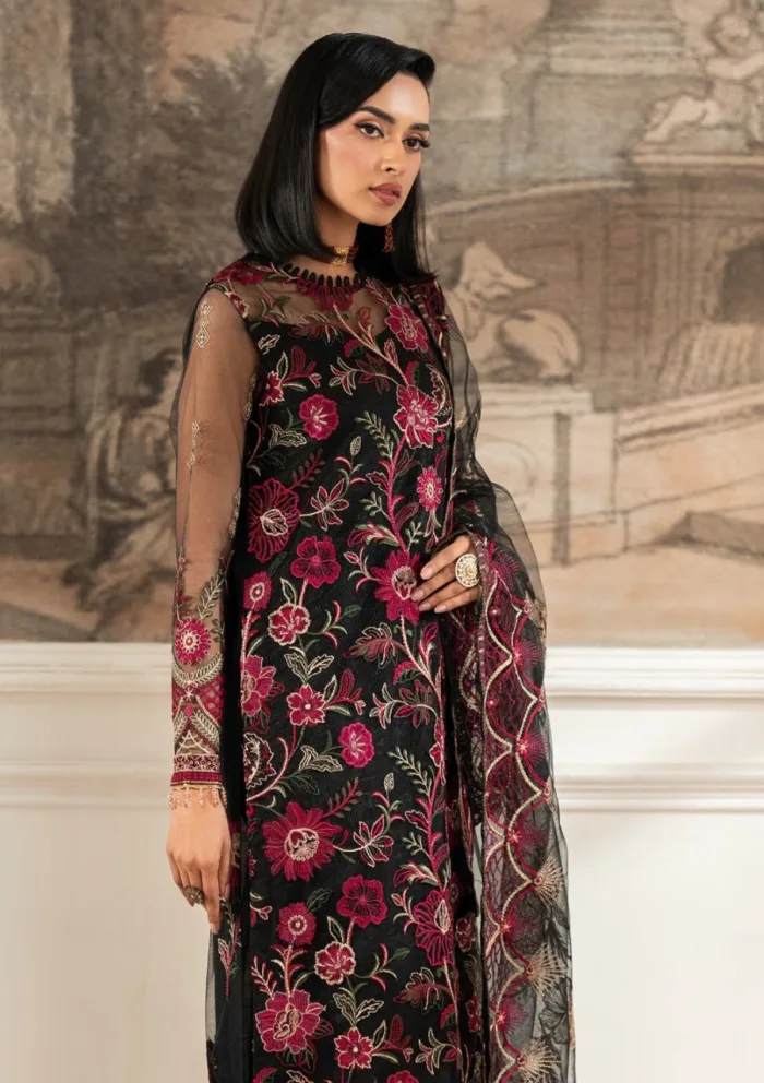 Zarif Unstitched 25 ZNAF 05 EVIN Nafees Luxury Lawn Collection - Image 4