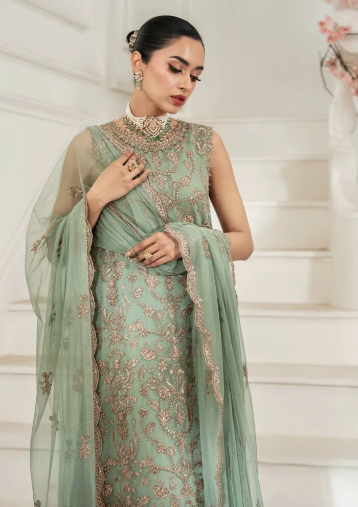 Zarif Unstitched 25 ZNAF 06 ASEL Nafees Luxury Lawn Collection - Image 3