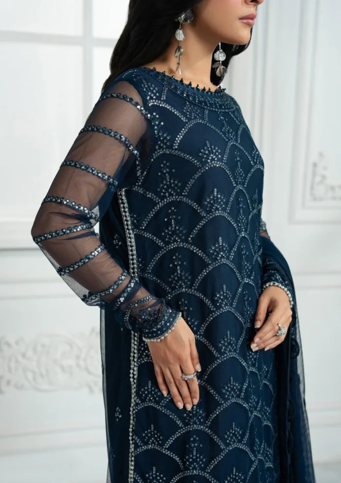 Zarif Unstitched 25 ZRI 02 MELISA Inara Luxury Lawn Collection - Image 4