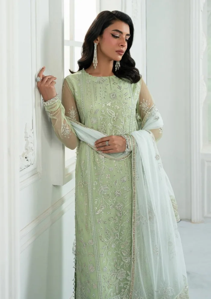 Zarif Unstitched 25 ZRI 04 YASMIN Inara Luxury Lawn Collection - Image 3