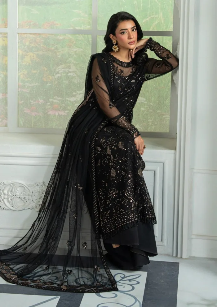 Zarif Unstitched 25 ZRI 05 BEYZA Inara Luxury Lawn Collection - Image 4