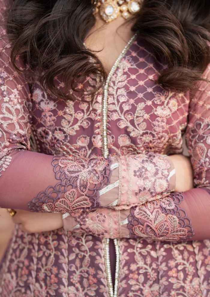 Zarif Wedding ZR25 01 Ariyana Shehnai Luxury Lawn Collection - Image 5