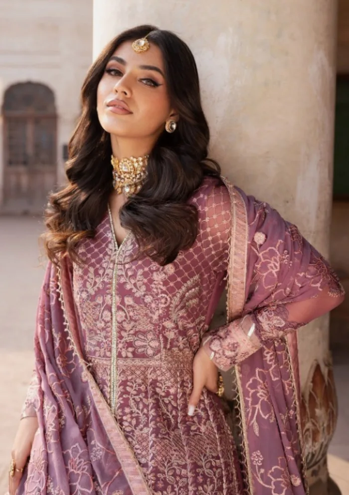 Zarif Wedding ZR25 01 Ariyana Shehnai Luxury Lawn Collection - Image 8