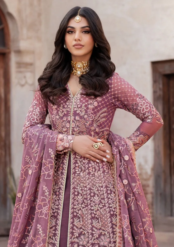 Zarif Wedding ZR25 01 Ariyana Shehnai Luxury Lawn Collection - Image 10