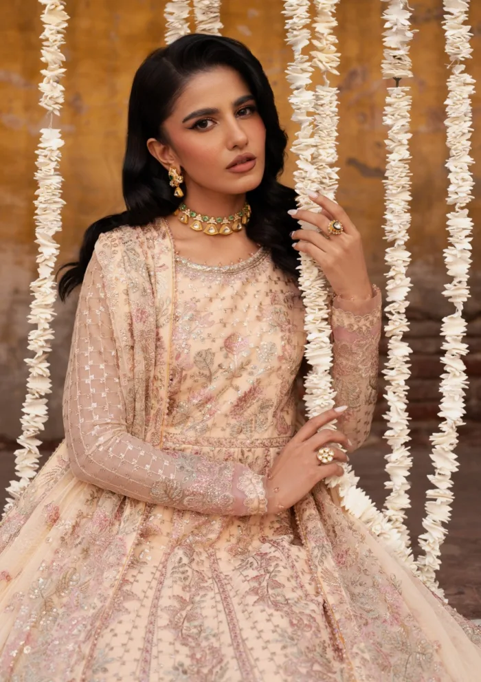 Zarif Wedding ZR25 03 Heer Shehnai Luxury Lawn Collection - Image 3