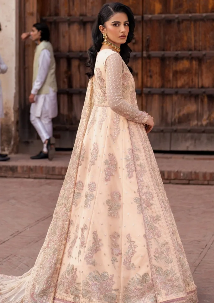 Zarif Wedding ZR25 03 Heer Shehnai Luxury Lawn Collection - Image 8