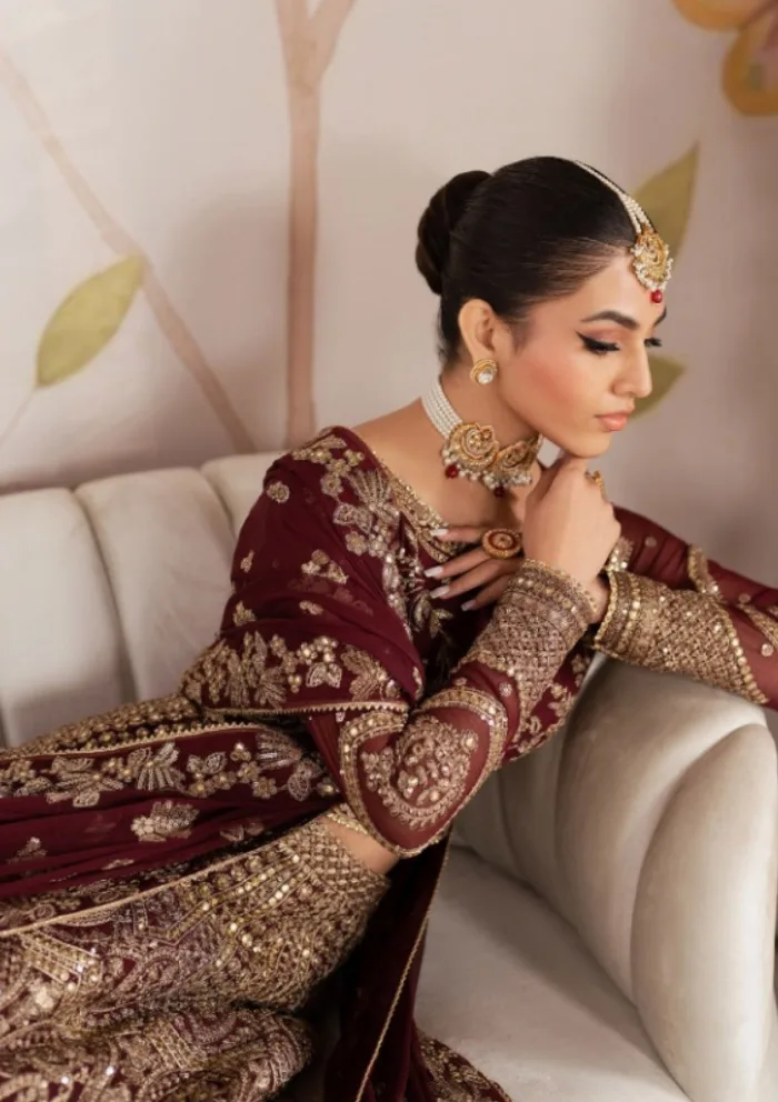 Zarif Wedding ZR25 05 Sheesham Shehnai Luxury Lawn Collection - Image 3