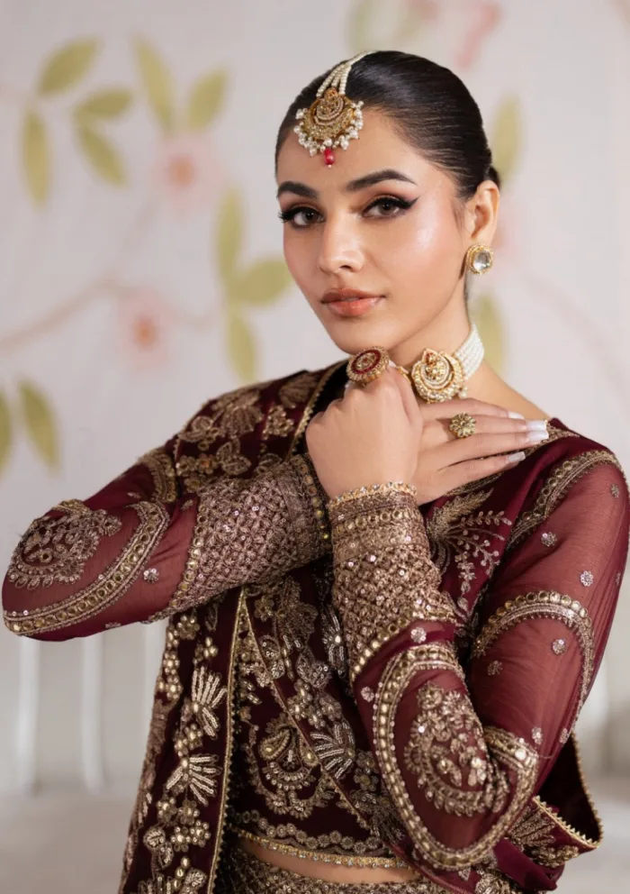 Zarif Wedding ZR25 05 Sheesham Shehnai Luxury Lawn Collection - Image 4