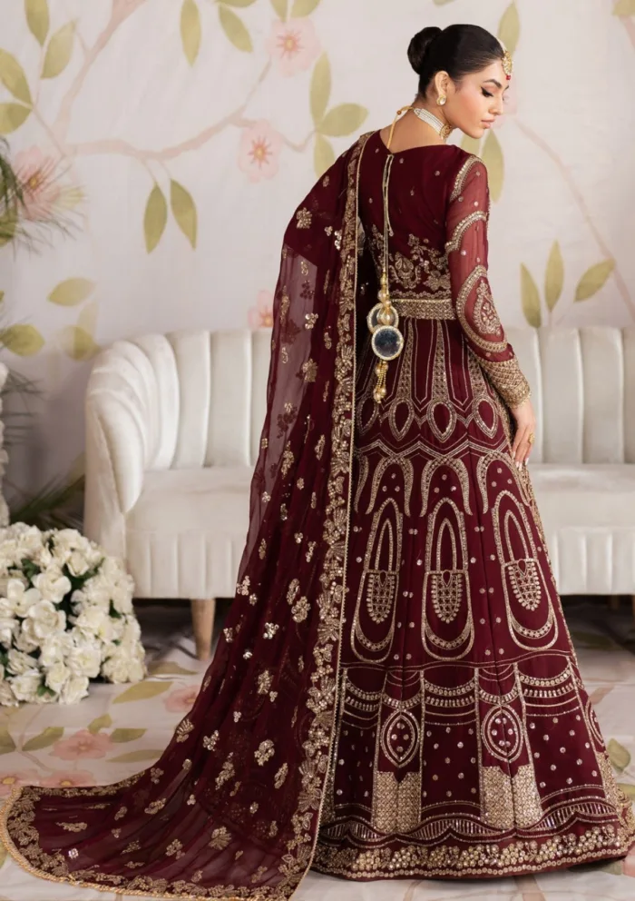 Zarif Wedding ZR25 05 Sheesham Shehnai Luxury Lawn Collection - Image 6