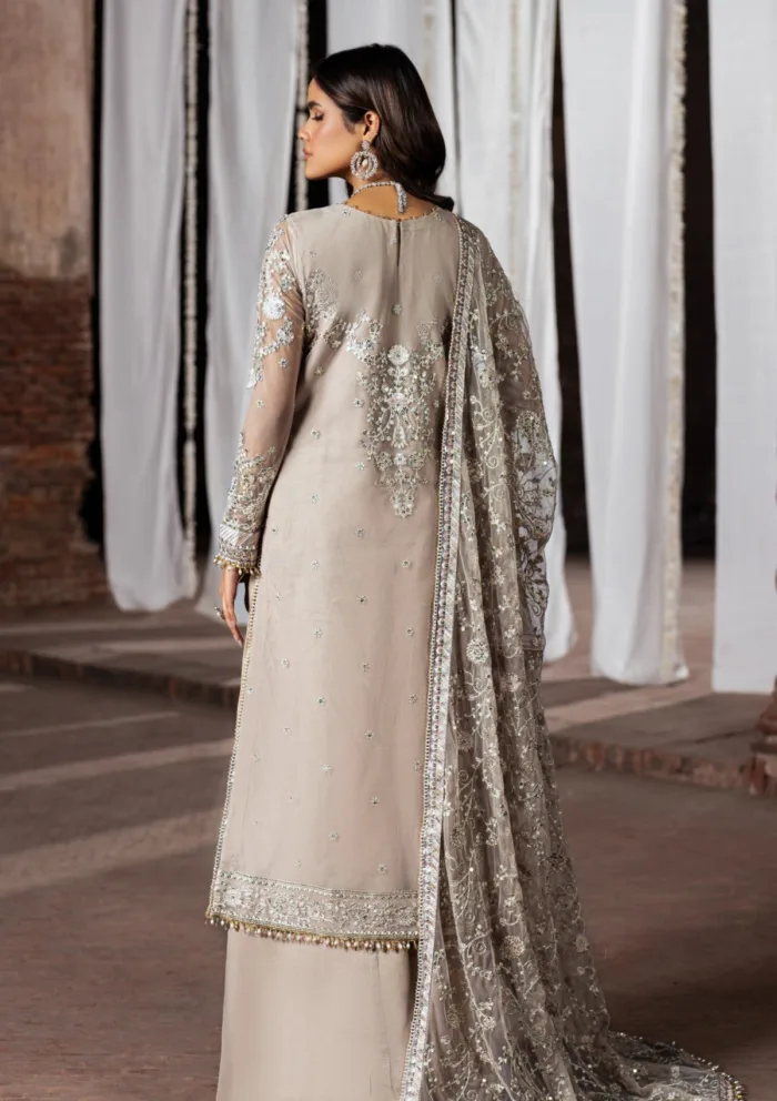 Zarif Wedding ZR25 06 Dooriya Shehnai Luxury Lawn Collection - Image 2