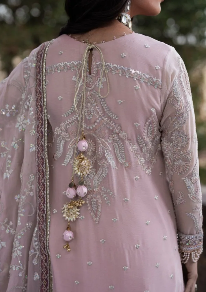 Zarif Wedding ZR25 07 Manara Shehnai Luxury Lawn Collection - Image 6