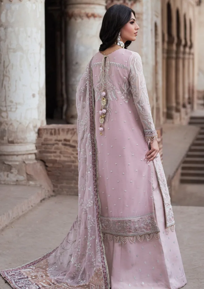Zarif Wedding ZR25 07 Manara Shehnai Luxury Lawn Collection - Image 8