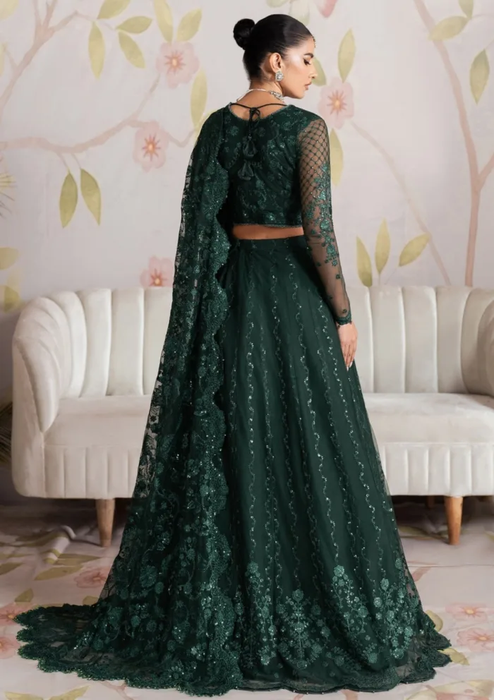 Zarif Wedding ZR25 08 Meesam Shehnai Luxury Lawn Collection - Image 2