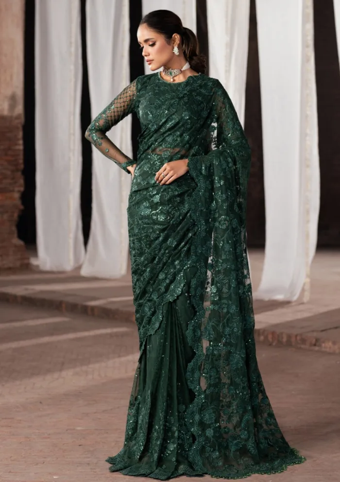 Zarif Wedding ZR25 08 Meesam Shehnai Luxury Lawn Collection - Image 3