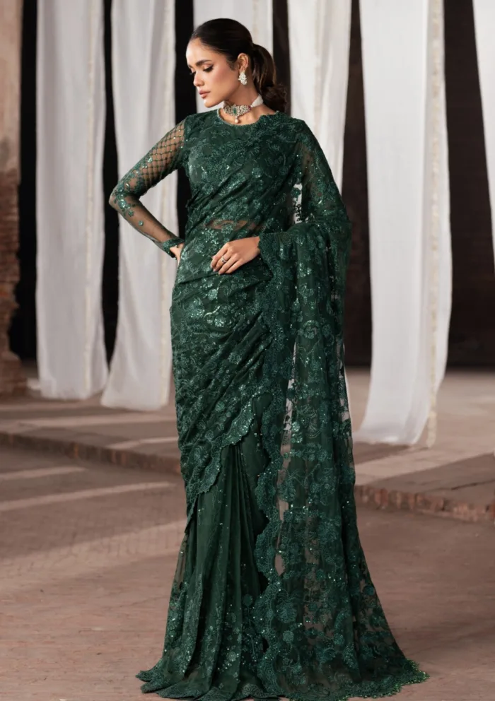 Zarif Wedding ZR25 08 Meesam Shehnai Luxury Lawn Collection - Image 7