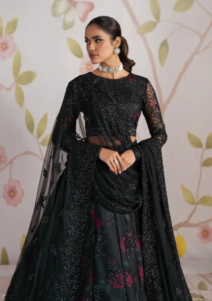 Zarif Wedding ZR25 09 Haneen Shehnai Luxury Lawn Collection - Image 11