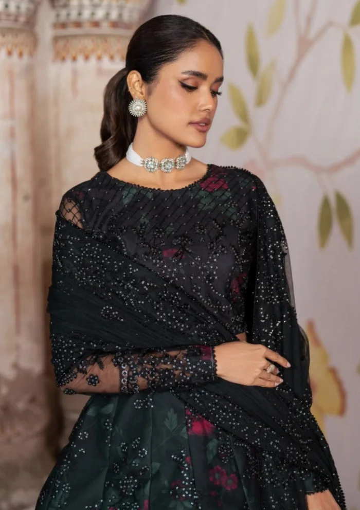 Zarif Wedding ZR25 09 Haneen Shehnai Luxury Lawn Collection - Image 5