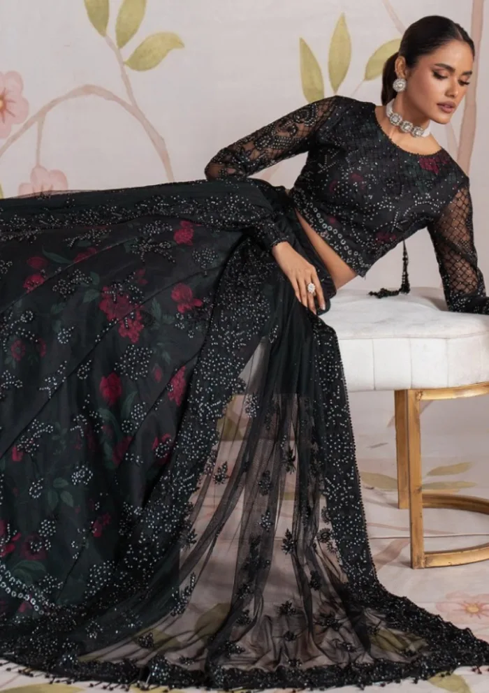 Zarif Wedding ZR25 09 Haneen Shehnai Luxury Lawn Collection - Image 8