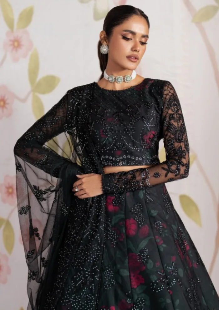 Zarif Wedding ZR25 09 Haneen Shehnai Luxury Lawn Collection - Image 9